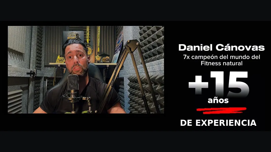 Daniel Cánovas, 7 veces campeón del mundo de fitness natural