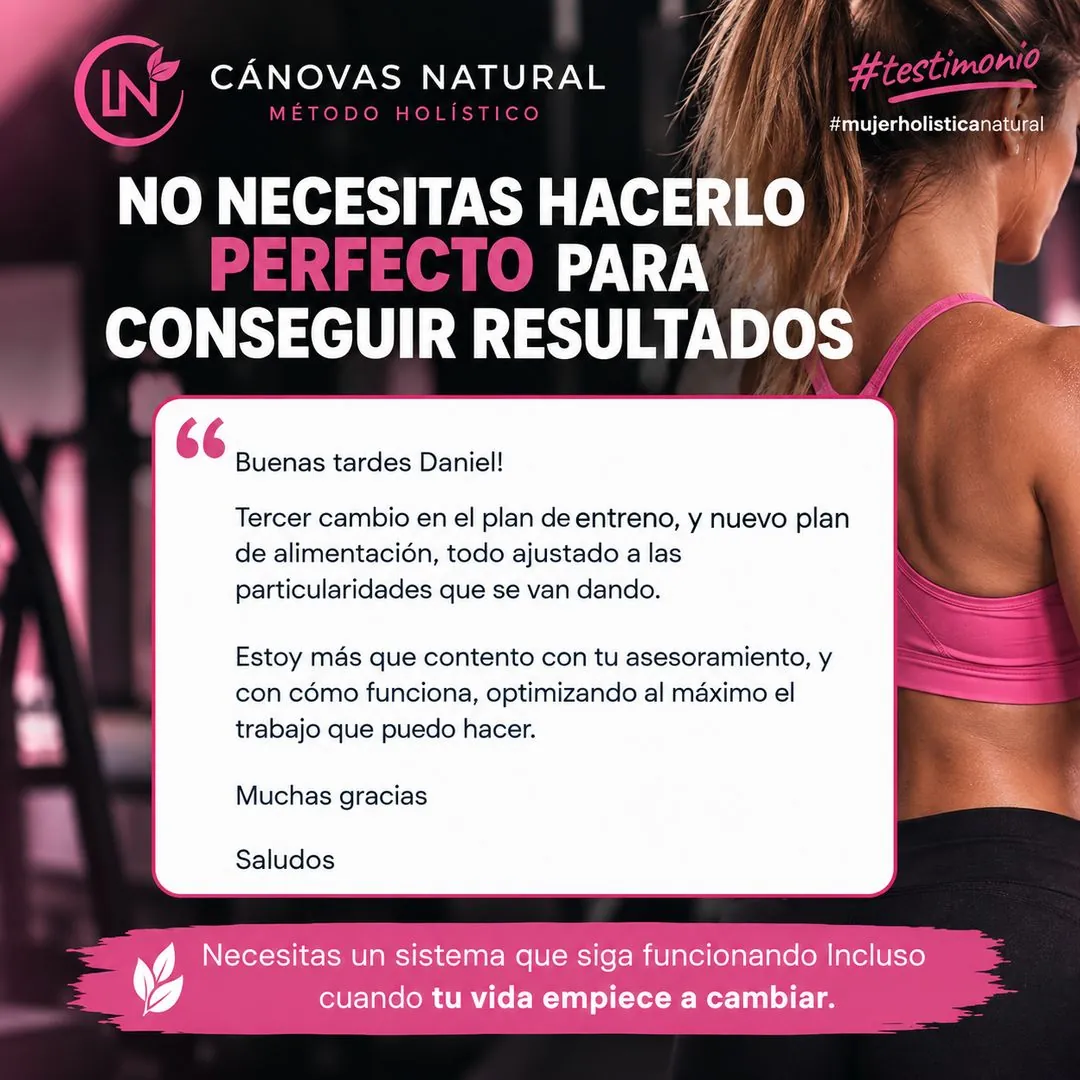 Testimonio real de una alumna: está muy contenta con el asesoramiento y cómo se ajusta el plan