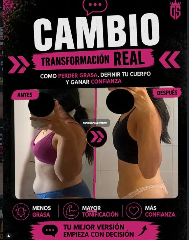 Cambio físico real de Ana