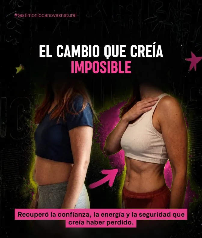 Cambio físico real de Mónica
